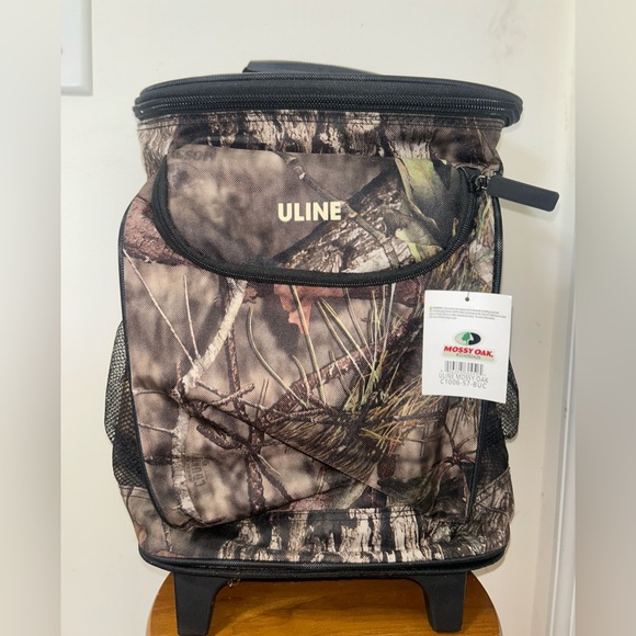 MOSSY OAK ULINE Camo Rolling Cooler -NWT Thermal Bag - Picture 1 of 5